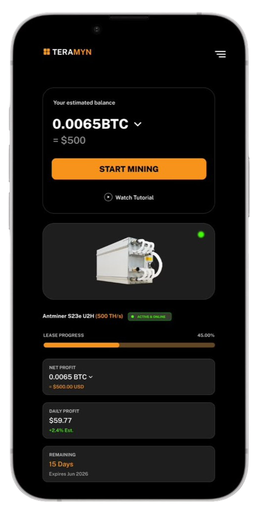 Teramyn Mobile App